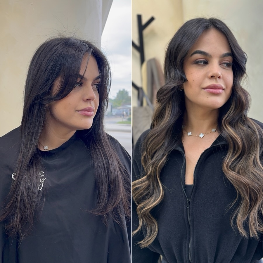 Evolve Beauty Studio before and after transformation
