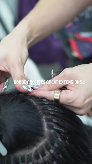 Hair extensions result by Evolve Beauty Studio